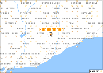 map of Kwabenansa