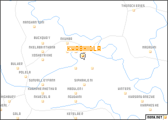 map of KwaBhidla