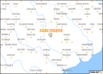 map of KwaCingane