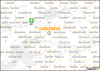 map of Kwadebrug