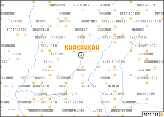 map of Kwakawkaw