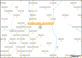 map of Kwakuadjeikrom
