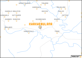 map of KwaKwebulana