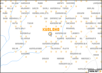 map of Kwalaha
