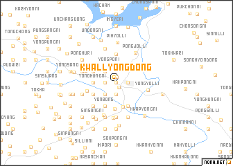 map of Kwallyong-dong