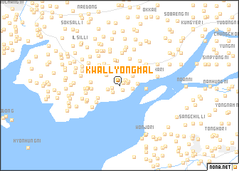 map of Kwallyongmal