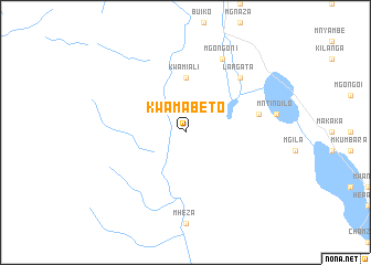 map of Kwamabeto