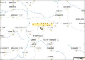 map of KwaMagadla