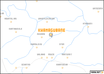 map of KwaMagubane