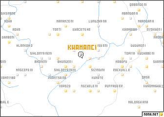 map of KwaManci