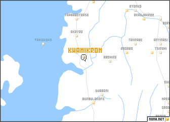 map of Kwamikrom