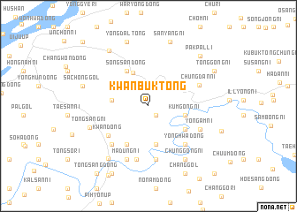 map of Kwanbuk-tong