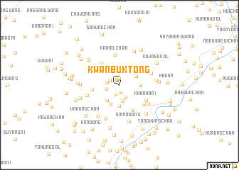 map of Kwanbuk-tong