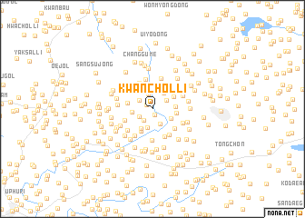 map of Kwanch\