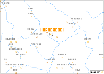 map of Kwandagogi