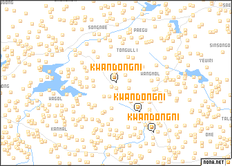 map of Kwandong-ni