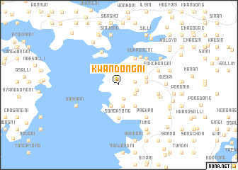 map of Kwandong-ni