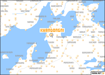map of Kwandŏng-ni