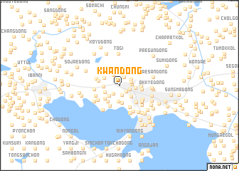 map of Kwan-dong