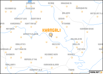map of KwaNgali