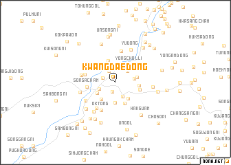 map of Kwangdae-dong