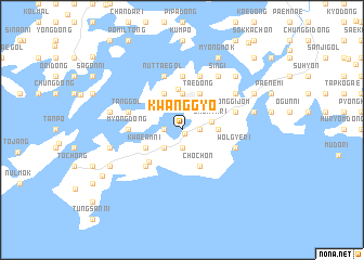 map of Kwanggyo