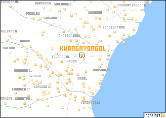 map of Kwangnyŏn\