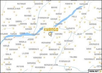 map of Kwango