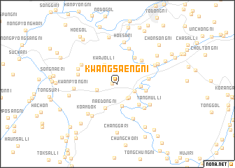 map of Kwangsaeng-ni