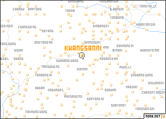 map of Kwangsan-ni