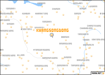 map of Kwangsŏng-dong