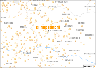 map of Kwangsŏng-ni