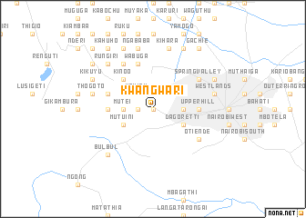 map of Kwangwari