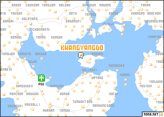 map of Kwangyangdo