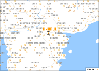 map of Kwanji