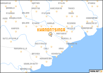 map of KwaNontsinga
