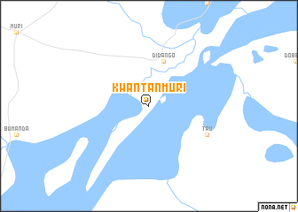 map of Kwantan Muri