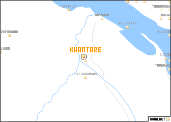 map of Kwantare