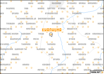 map of Kwanwuma