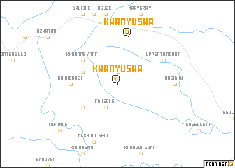 map of KwaNyuswa