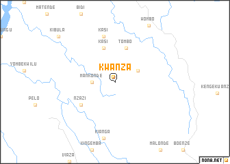 map of Kwanza