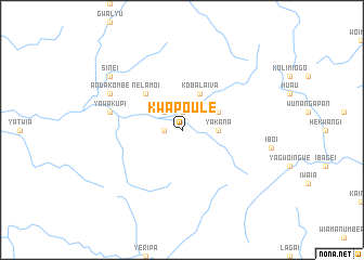 map of Kwapoule