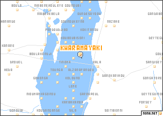 map of Kwara Mayaki