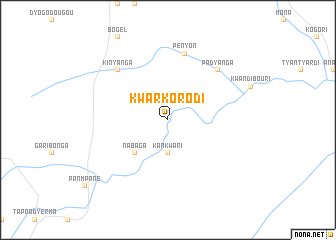 map of Kwarkorodi