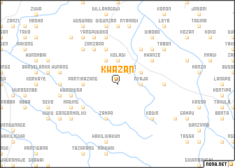 map of Kwazan