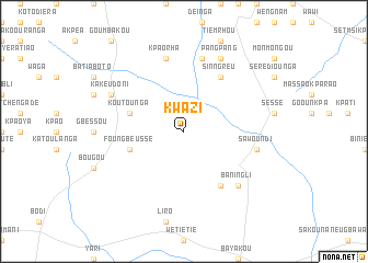 map of Kwazi