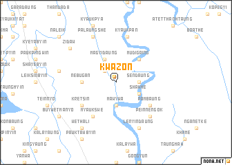 map of Kwazon