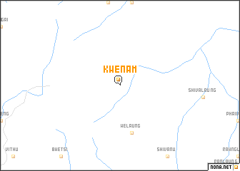 map of Kwenam