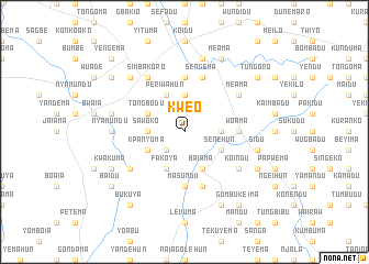 map of Kweo