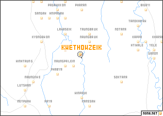 map of Kwethowzeik